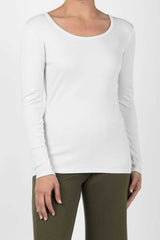 Active Long Sleeve Scoop Tee