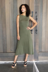 Essential Boatneck Dress - Indigenous
