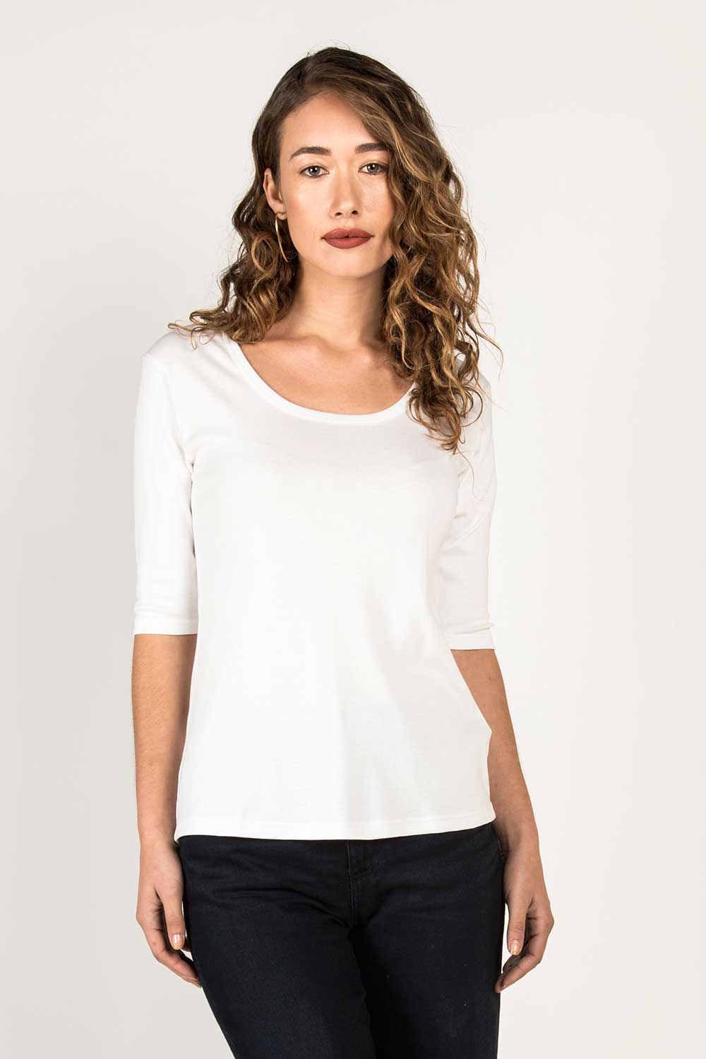 Essential Scoop Tee - Indigenous