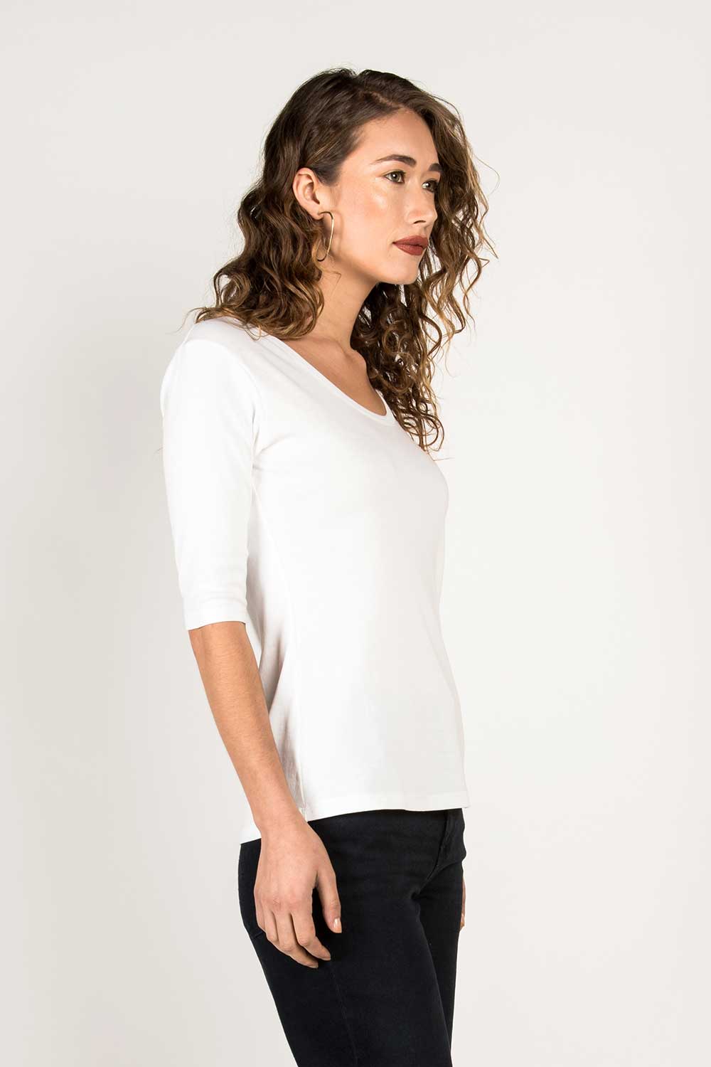 Essential Scoop Tee - Indigenous