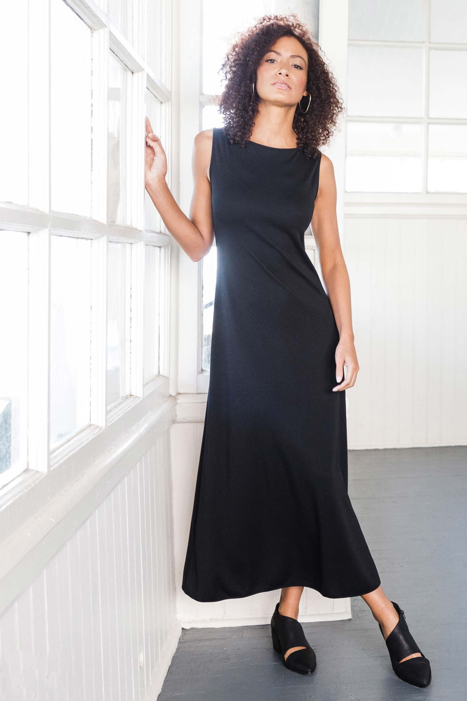 Essential Boatneck Dress - Indigenous
