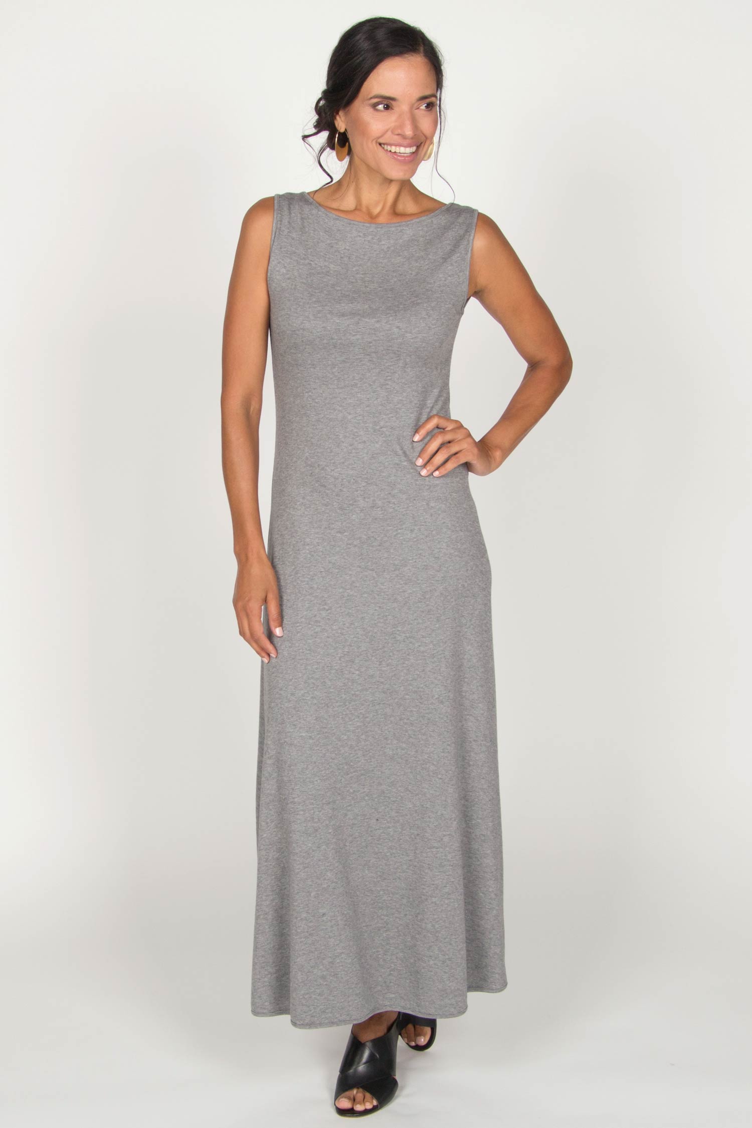Essential Boatneck Dress - Indigenous