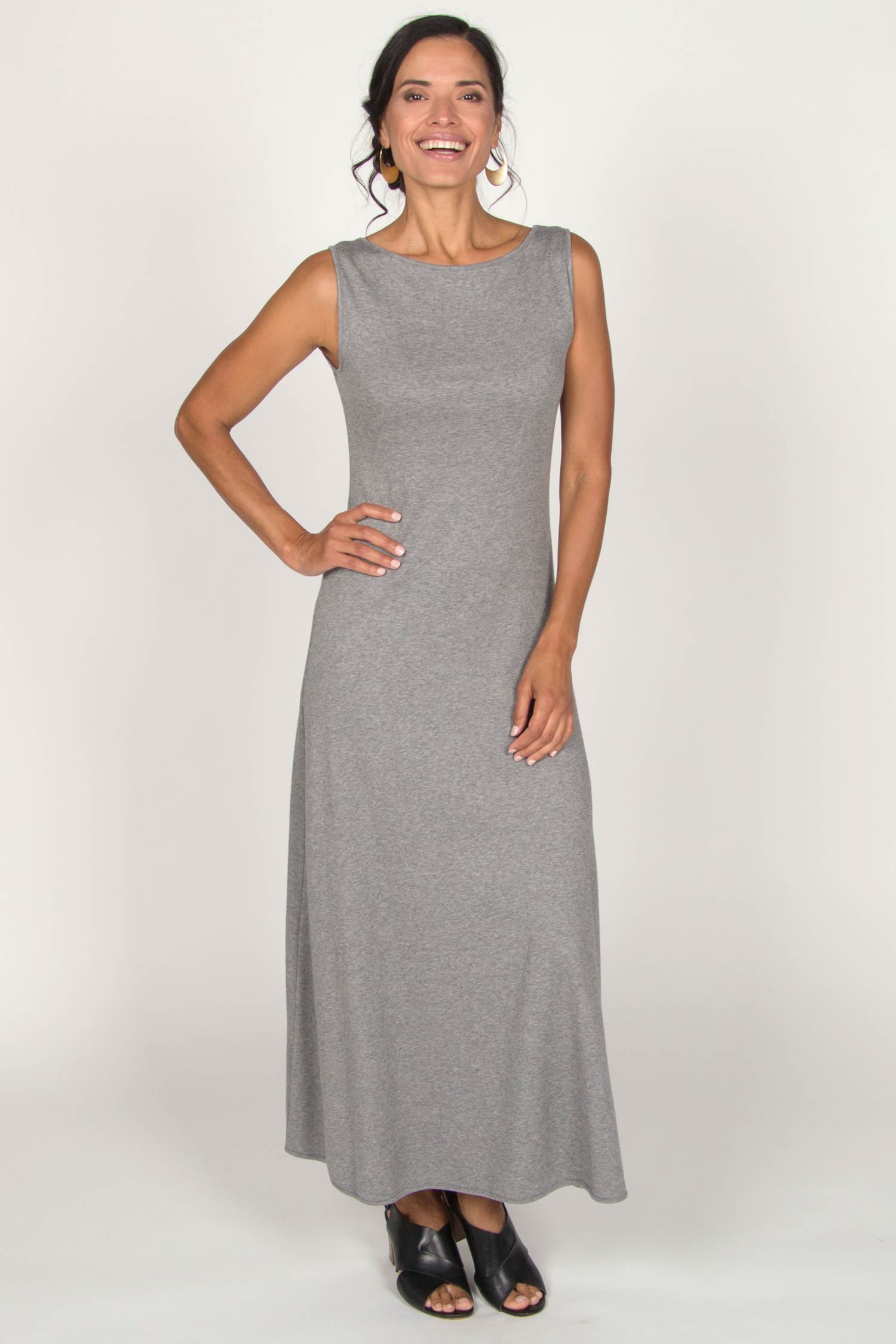 Essential Boatneck Dress - Indigenous