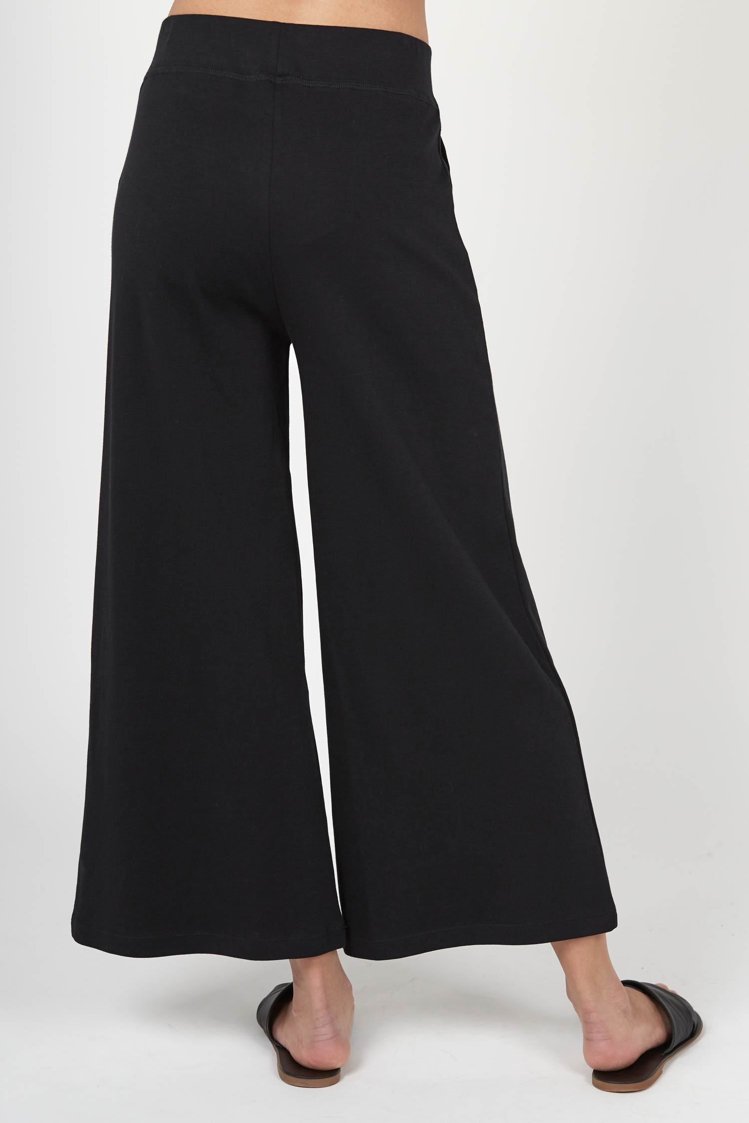 Essential Cropped Wide Leg Pant - Indigenous