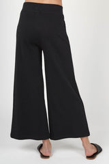 Essential Cropped Wide Leg Pant - Indigenous