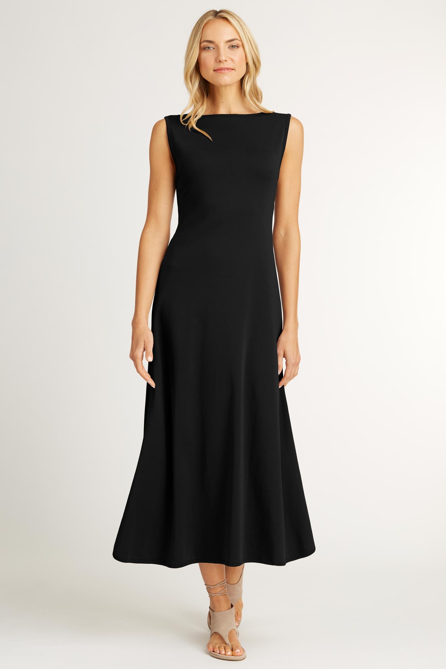 Essential Boatneck Dress - Indigenous