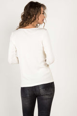 Essential Rib Boatneck Tee - Indigenous