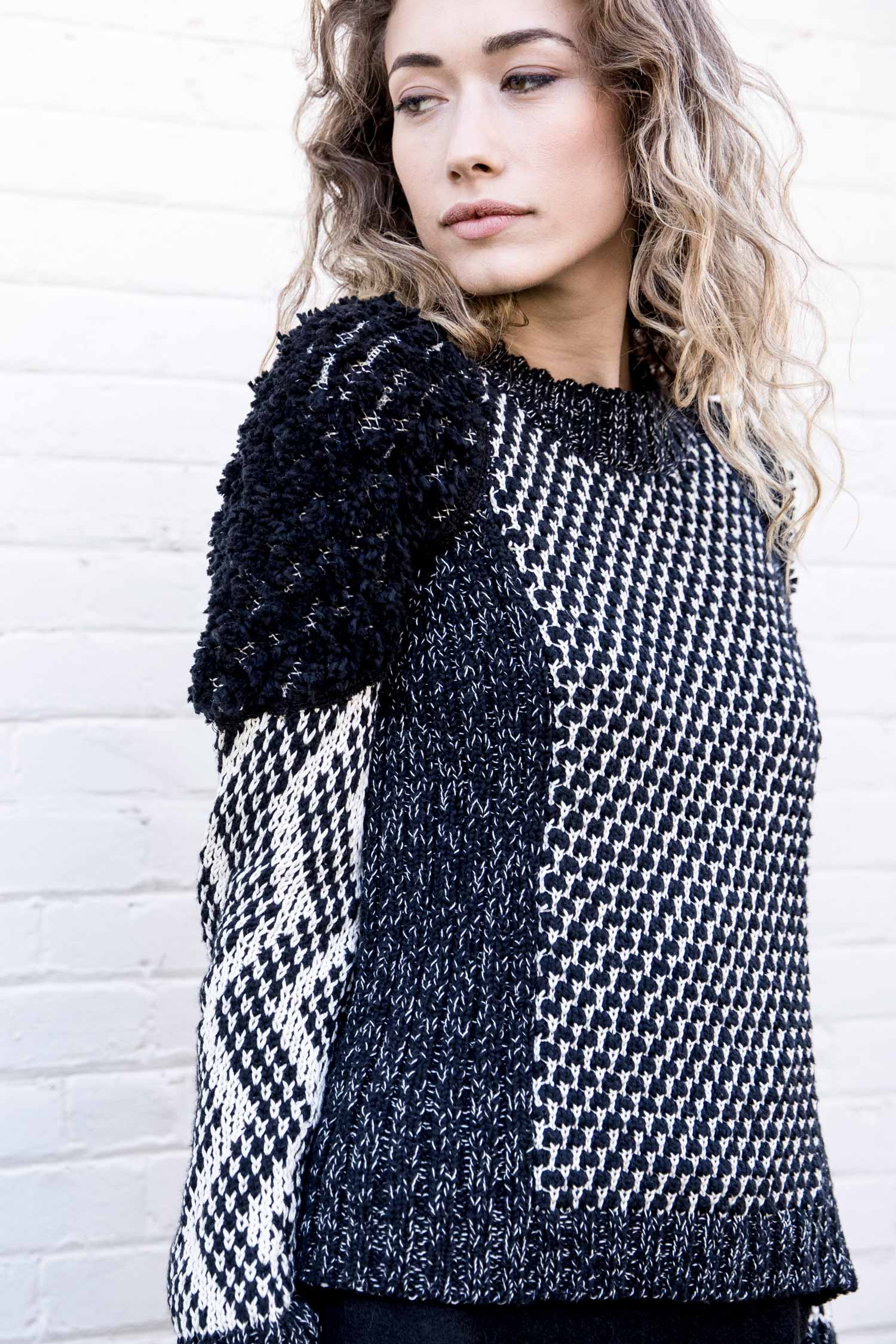 Shaggy Knit Pullover - Indigenous
