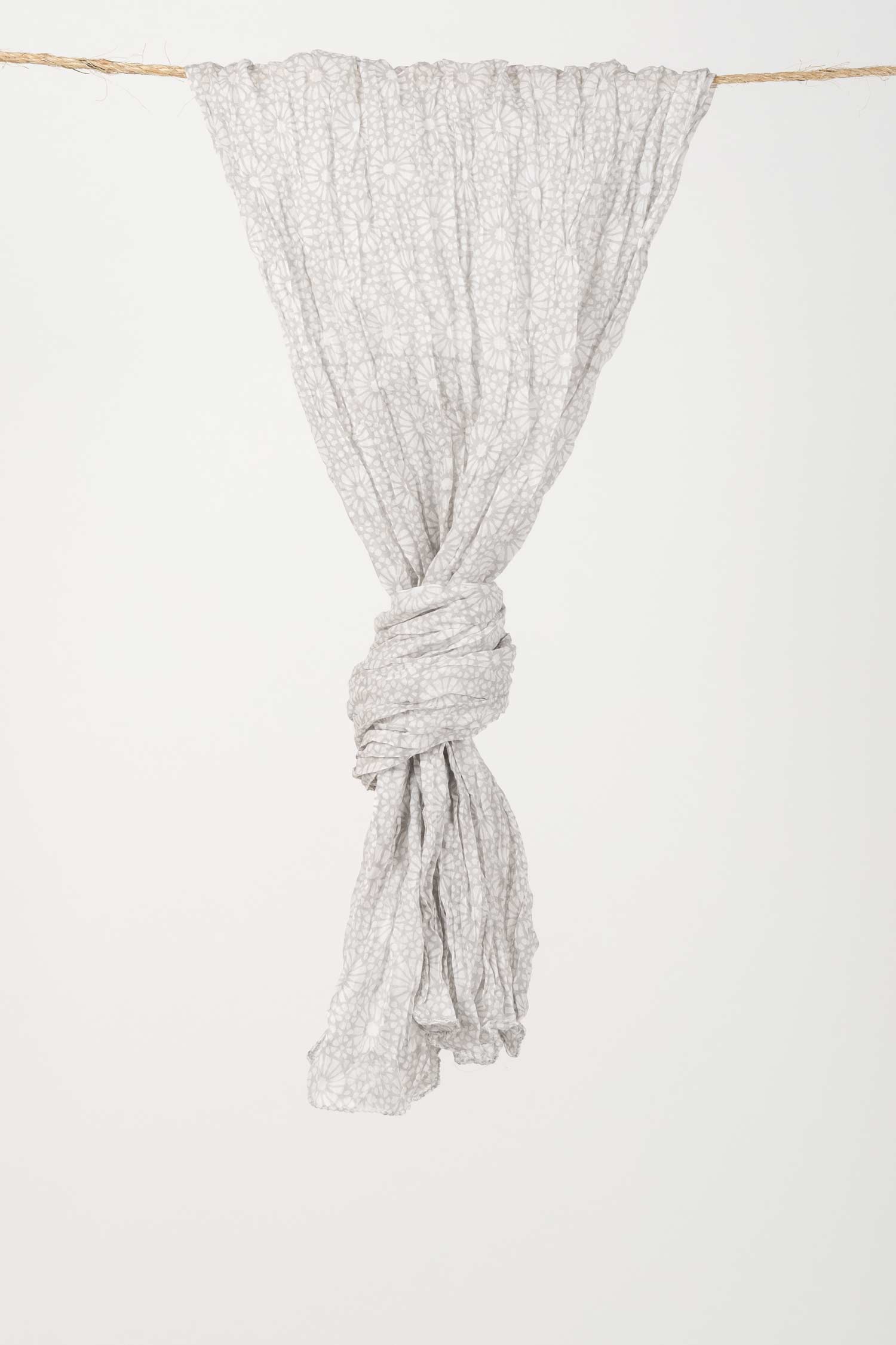 Tessera Block Print Scarf - Indigenous