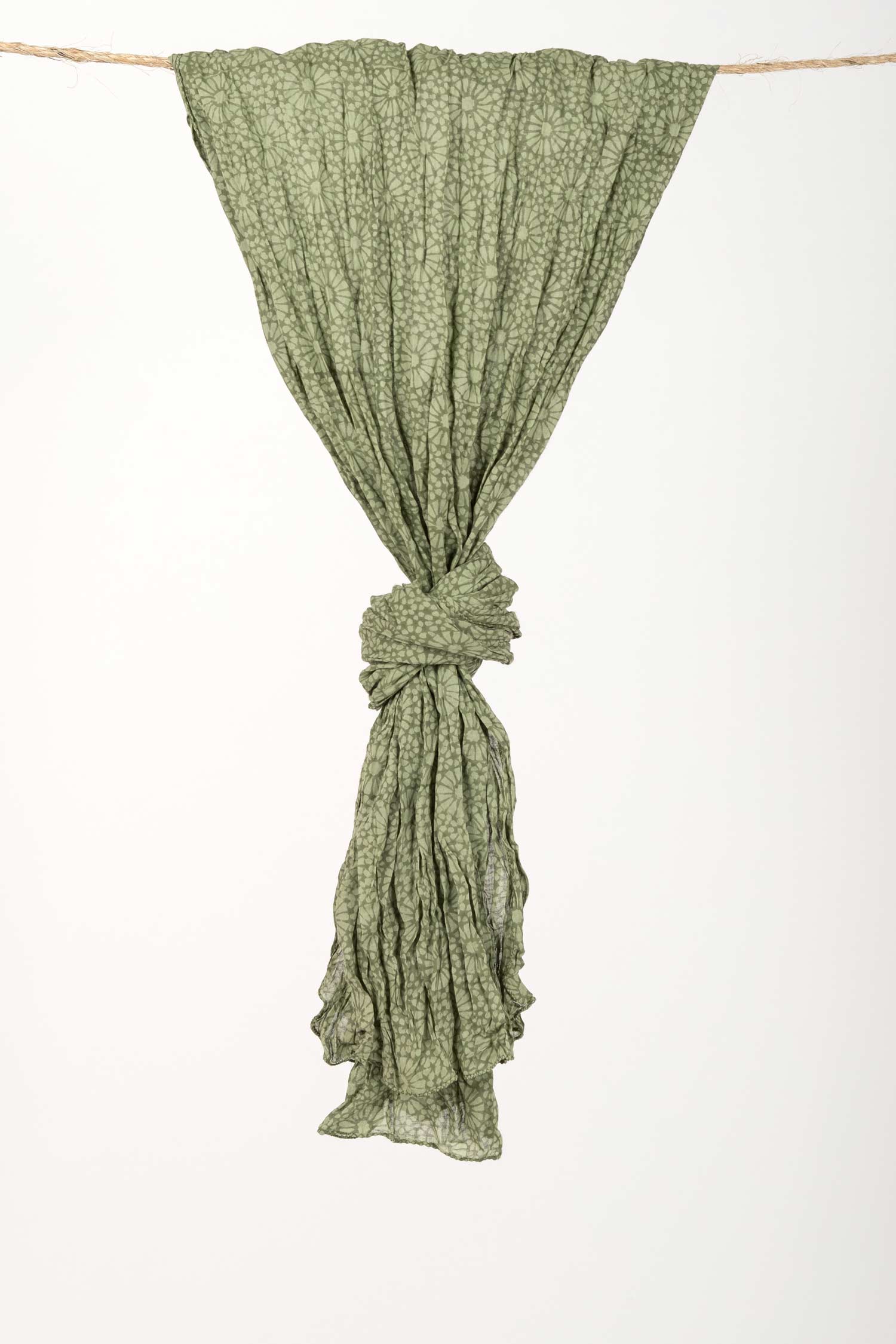 Tessera Block Print Scarf - Indigenous