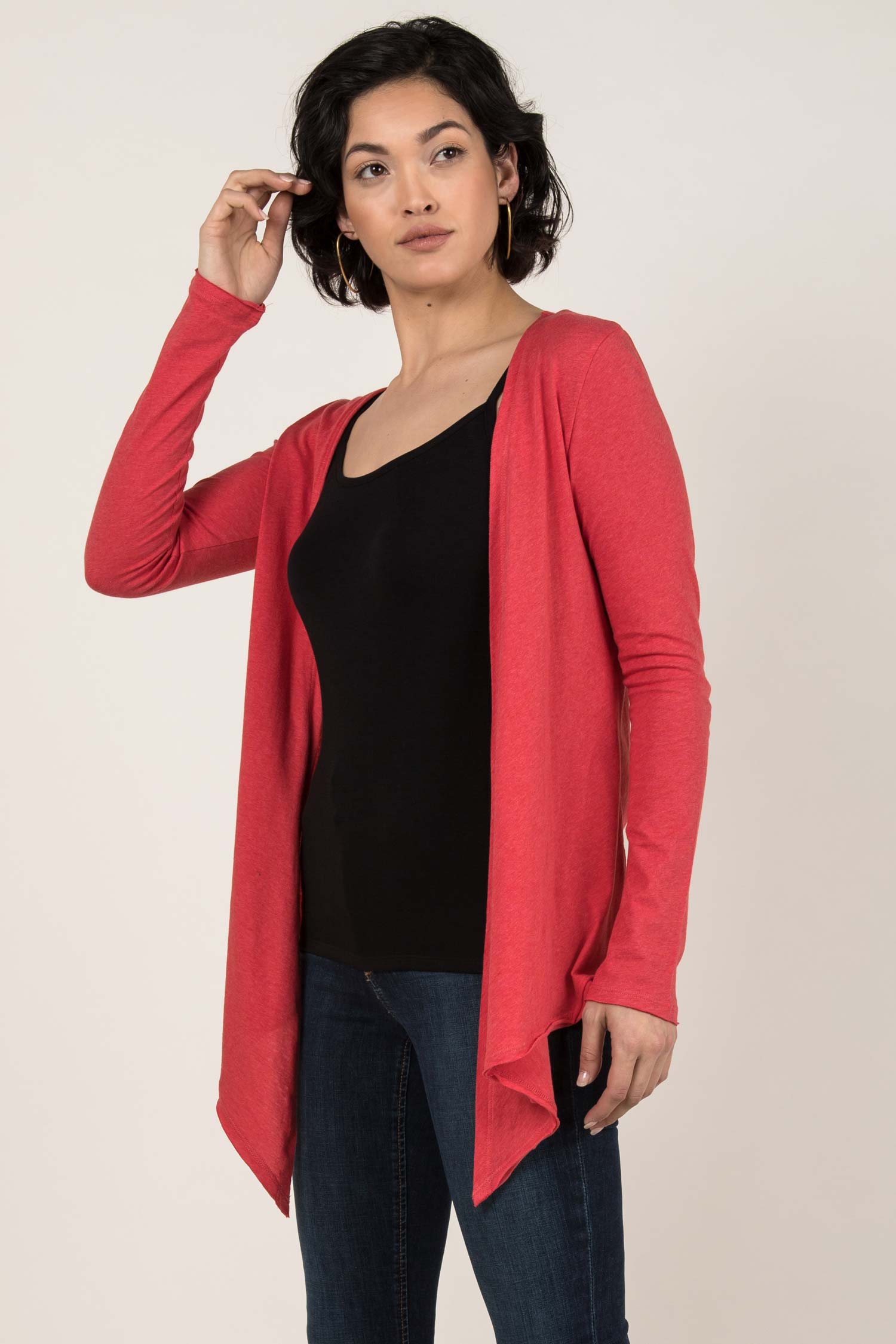 Tie Front Cardigan - Indigenous
