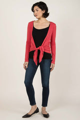 Tie Front Cardigan - Indigenous