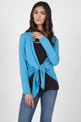 Tie Front Cardigan - Indigenous