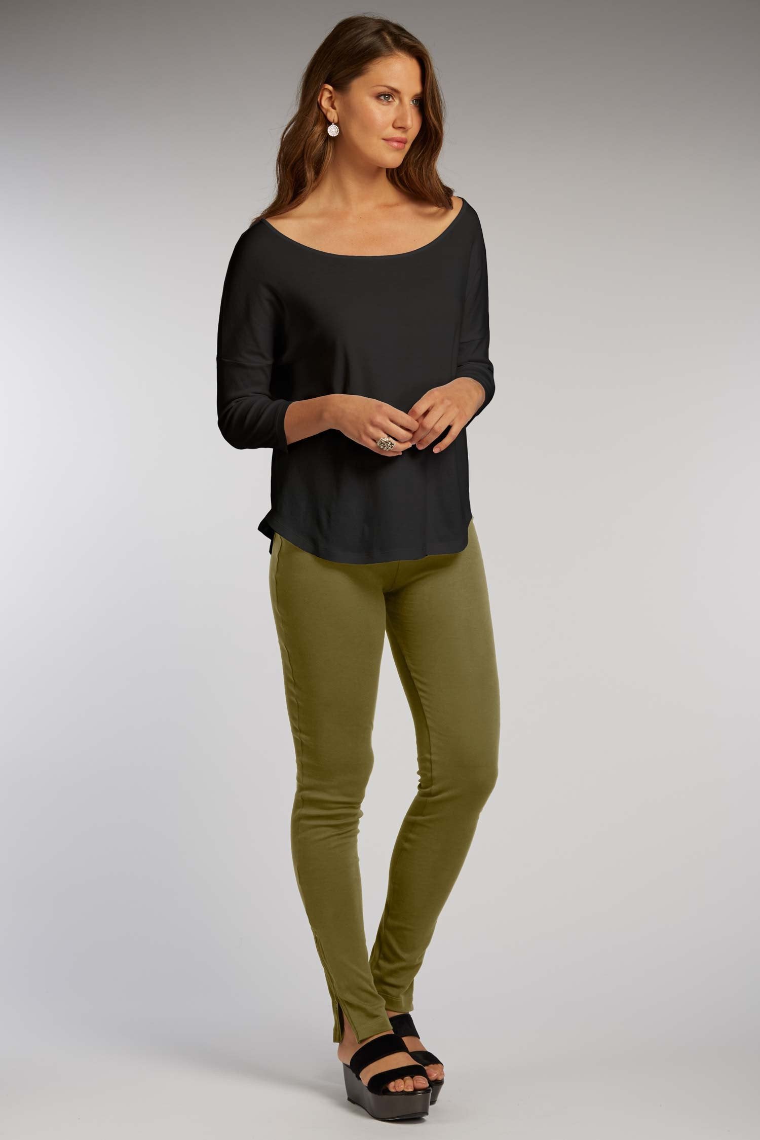 Luxe Zip Leggings - Indigenous