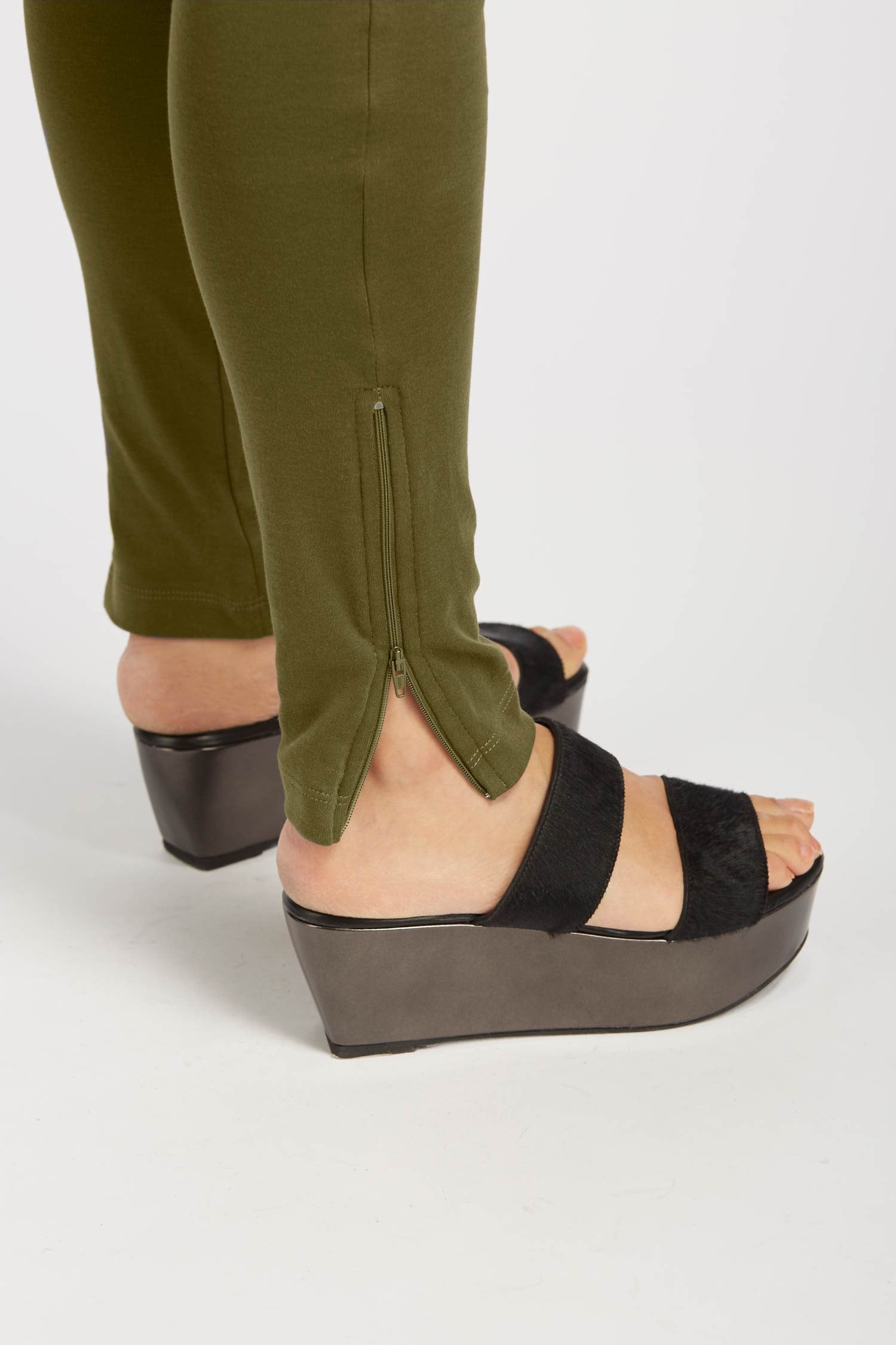 Luxe Zip Leggings - Indigenous