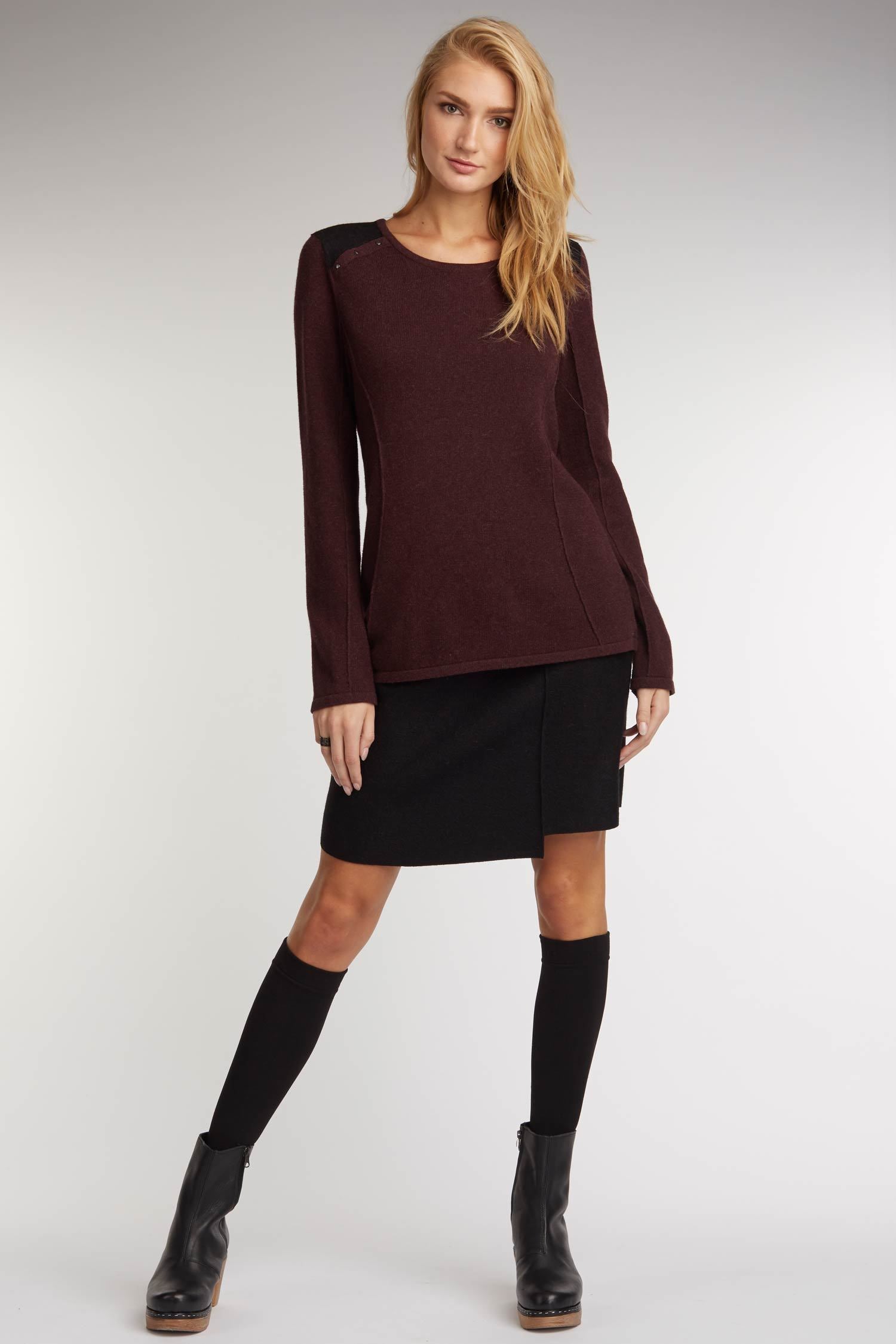 Notch Hem Skirt - Indigenous