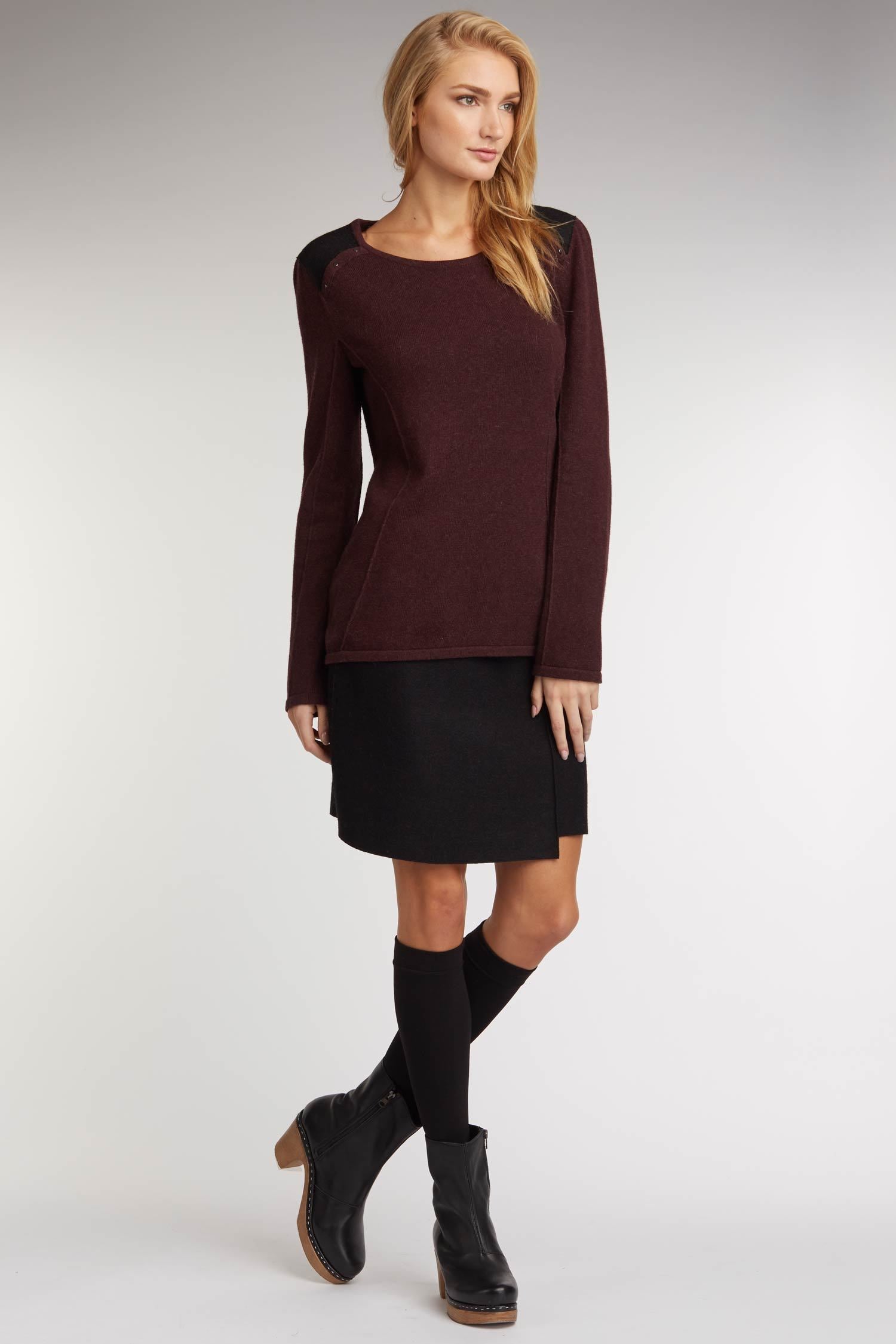 Notch Hem Skirt - Indigenous