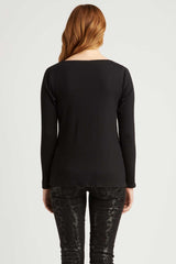 Essential Rib Boatneck Tee - Indigenous