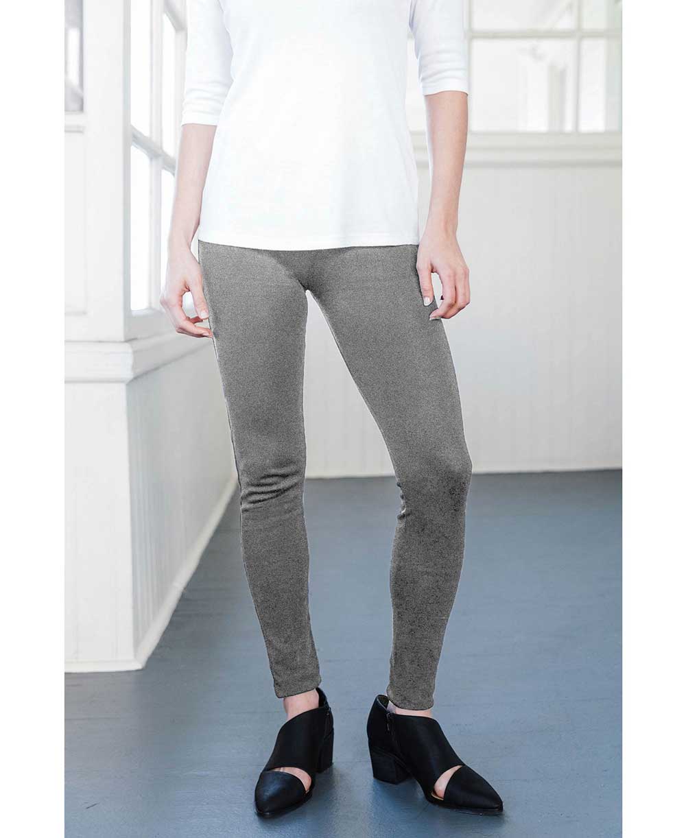 Organic Cotton Essential Leggings - Light Grey