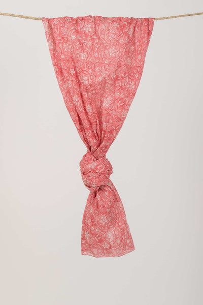 Jasmine Block Print Scarf