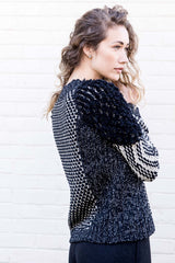 Shaggy Knit Pullover - Indigenous